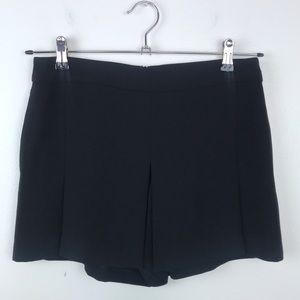 Trina Turk black pleated shorts